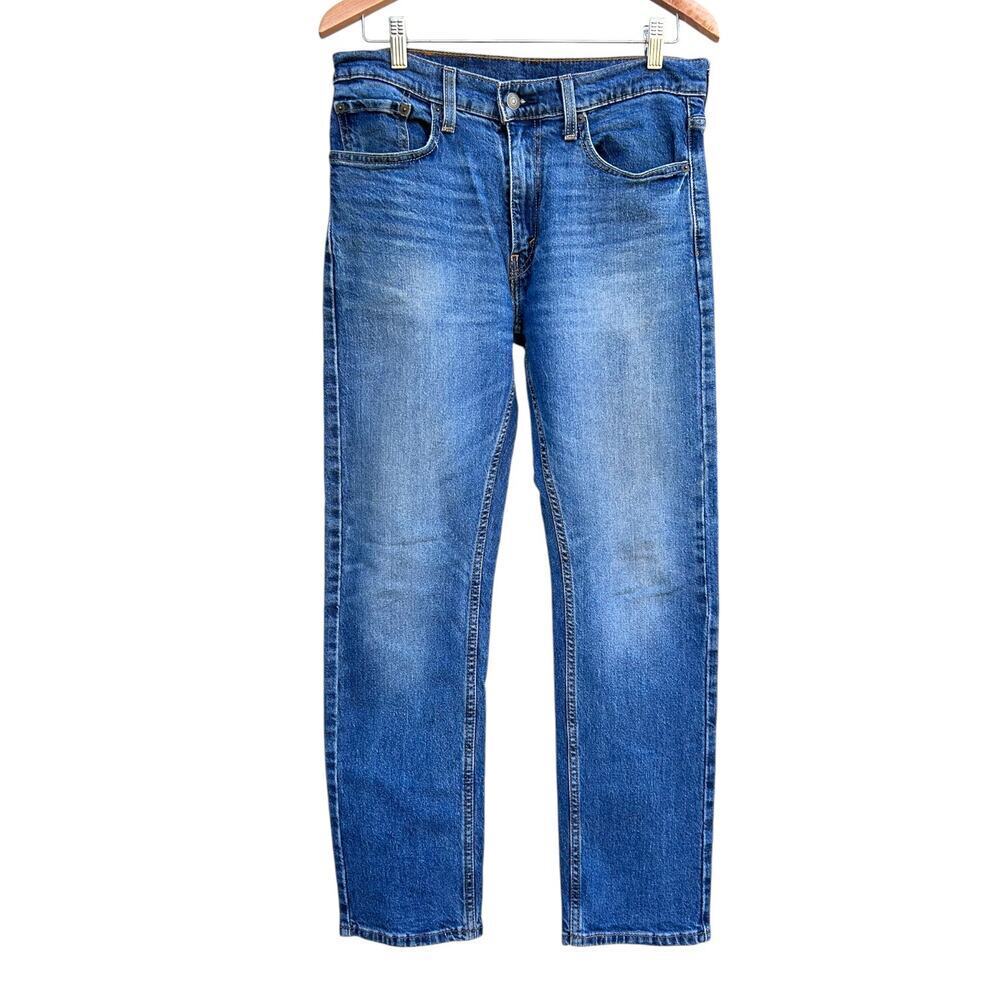 Levi's 513 Slim Straight Levis Flex Men's Medium Wash Jeans size 31 x 30 30W